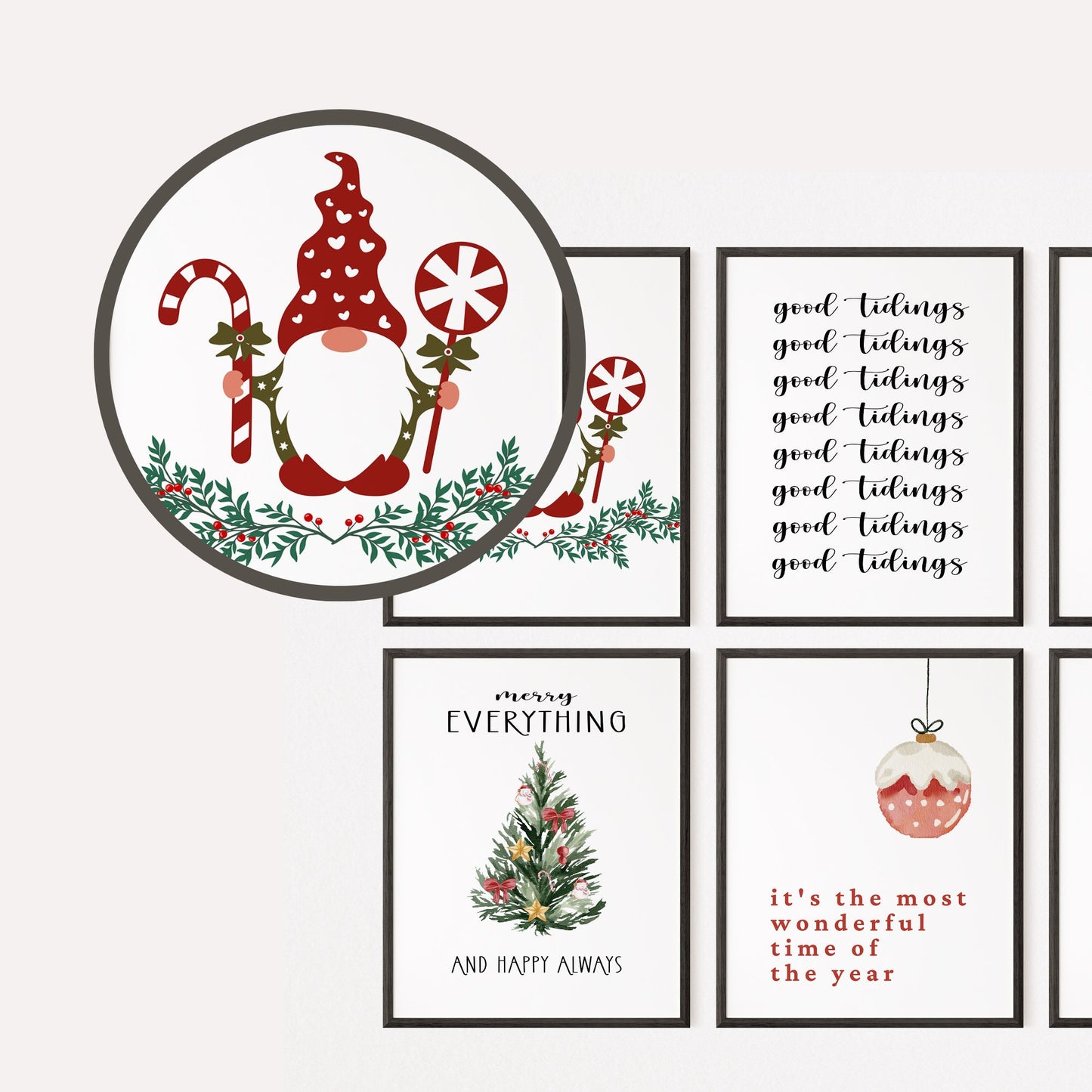 Cozy christmas gallery, 20 set gallery, xmas decor, xmas printable, cozy christmas decor, xmas gallery set, holy night print, nativity scene