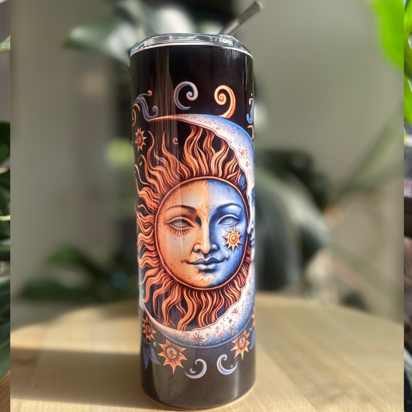 Moon Sun Tumbler, Bestseller Tumbler,Moon Tumbler,Hamsa Hand,Celestial Zodiac,20 oz Skinny Tumbler, Evil Eye Tumbler, Celestial Moon,